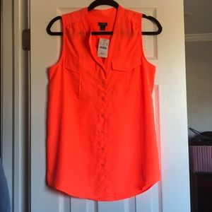 J. Crew Factory sleeveless blouse